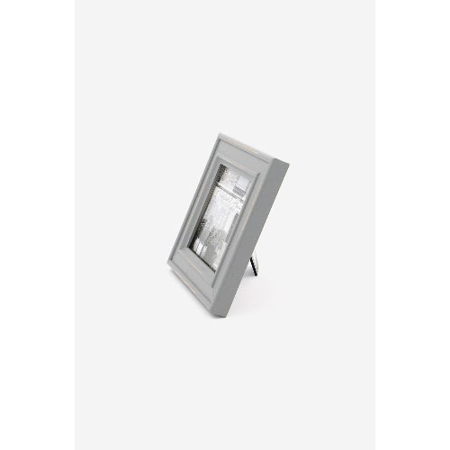 Wood Collection Photo Frame - 4 X 4inches - Rustic Grey