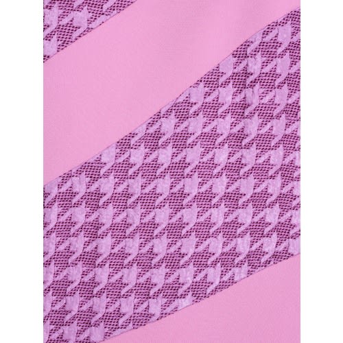 Ladies' Patterned Dress - Pink - Lg-5027