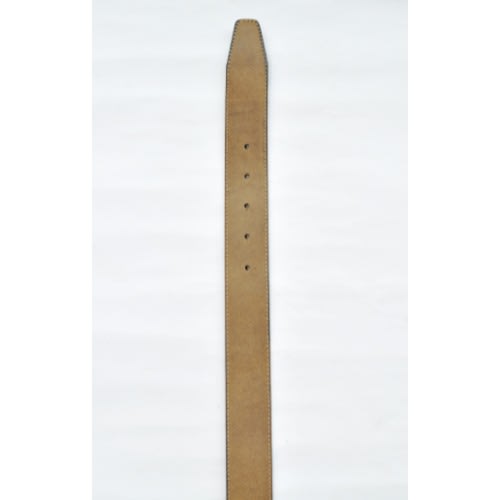 Leather Men Pin Up Plain Belt-Black- Size-135/54 Cm