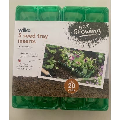 Green Pet Seed Tray 2*10 Insert -5pk