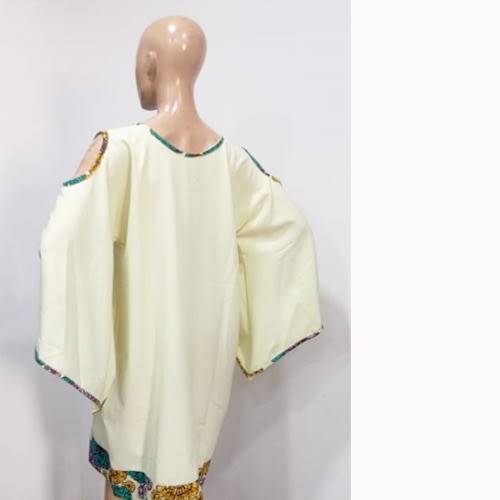 Hauwa Embroidered Dress - Multicolour