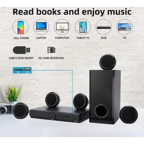 358 Bluetooth Home Theater Sound System With Dvd