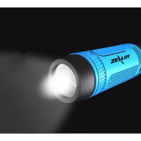 S1 Bluetooth Speaker & Flashlight - Blue