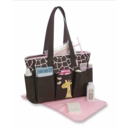 Gerber Tote Diaper Bag -giraffe