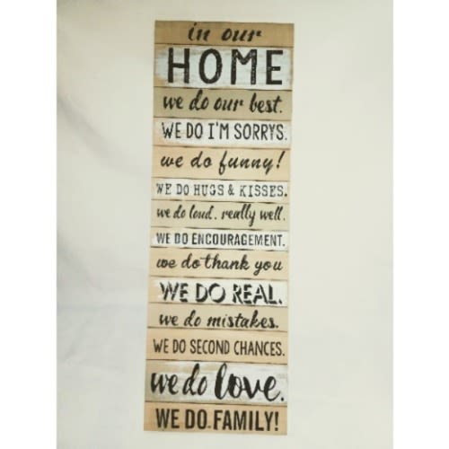 Home Rules Wall Decor