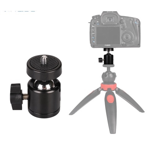 C001 1/4" Screw Tripod Ball Head Bracket Holder for DSLR Camera