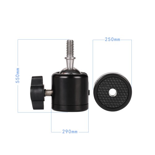 C001 1/4" Screw Tripod Ball Head Bracket Holder for DSLR Camera