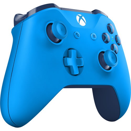 Wireless Controller - Blue - Controller Compatible With Xbox One S, Xbox One X