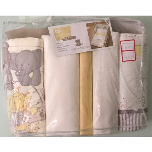 Mothercare Teddy’s Toy Box - 5 piece Bed In Bag