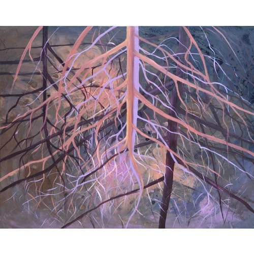 Abstract Painting - Root Forms 002