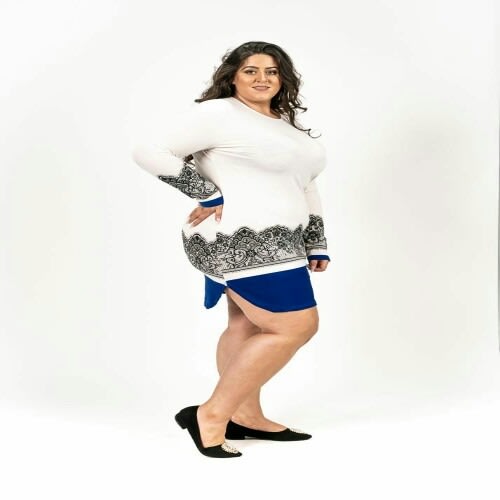 Savanah Colour Printed Mini Dress