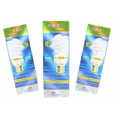 15 Watts Energy Saving Bulb - Screw - Pack Of 3