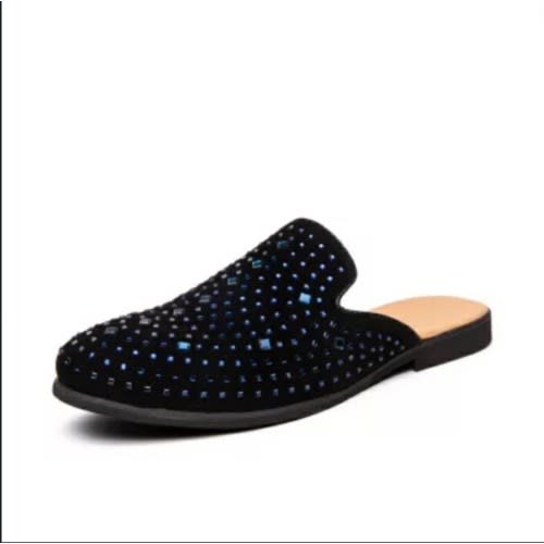 Men's Non Slippery Half Shoes- Trending Backless Loafers