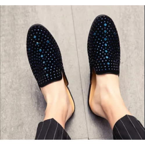 Men's Non Slippery Half Shoes- Trending Backless Loafers