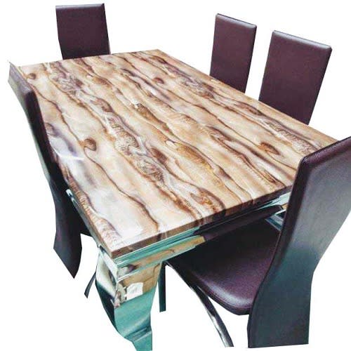 Marble Dinning  With 6 Chairs