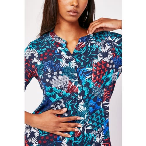 Mix Print Viscose Blouse