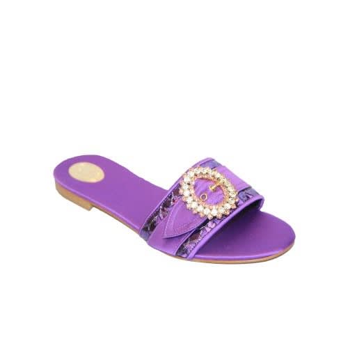 Louis David Slippers - Purple