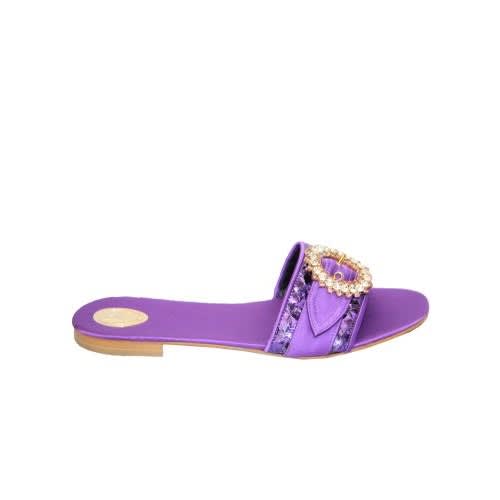 Louis David Slippers - Purple