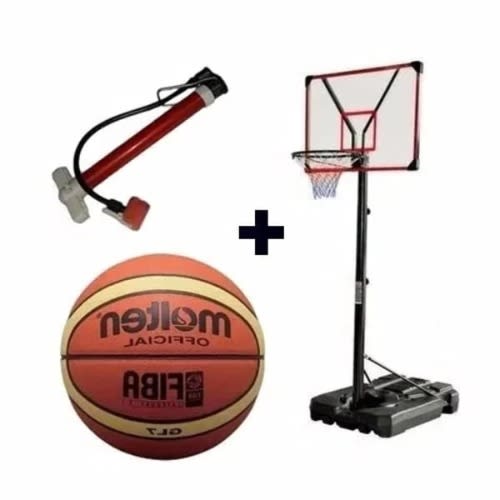 Stand With Hop & Net Basketball Pump