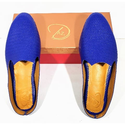 Ajoke Round Toe Slippers - Cobalt Blue
