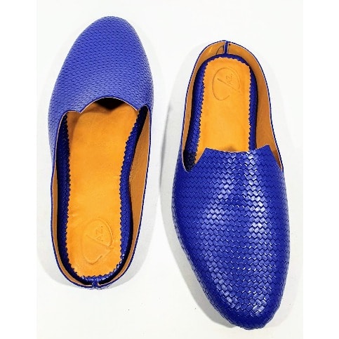 Ajoke Round Toe Slippers - Cobalt Blue
