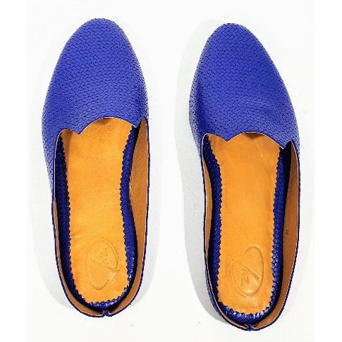 Ajoke Round Toe Slippers - Cobalt Blue