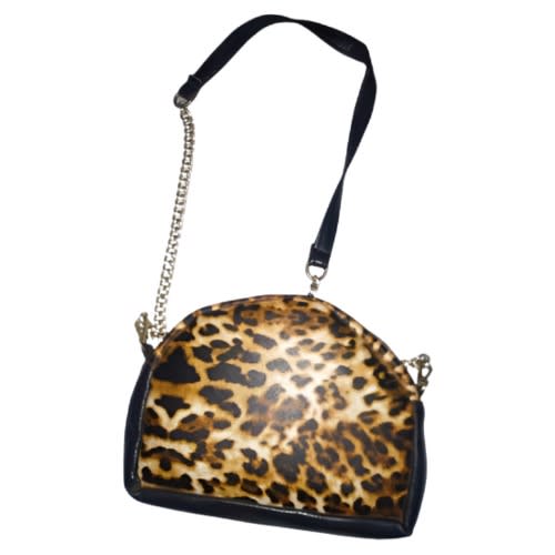 Tiger Skin Leather Side Bag