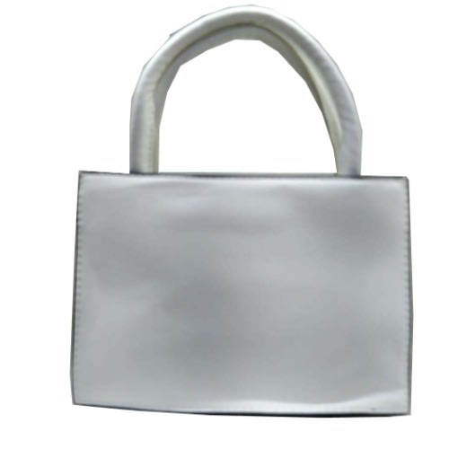 Woman Handbag With Bead Details - White