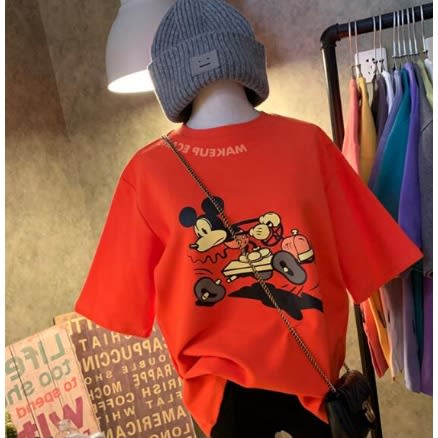 Ladies Round Neck Polo - Orange