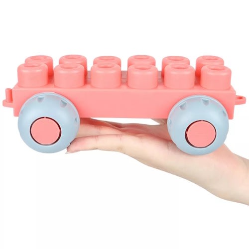 Soft Rubber Building Blocks- 50 Pieces