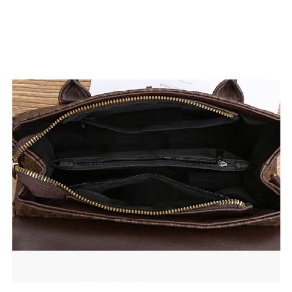 Ladies Shoulder Handbag - Brown