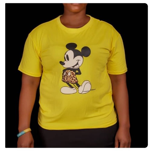 Ladies Round Neck Polo- Yellow