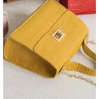 Fashion Ladies Mini Handbag- Yellow
