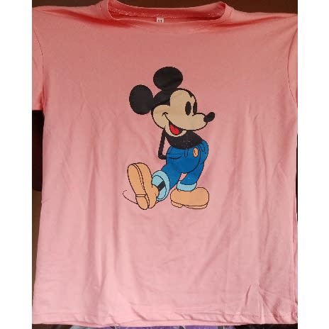 Ladies Round Neck Polo- Pink