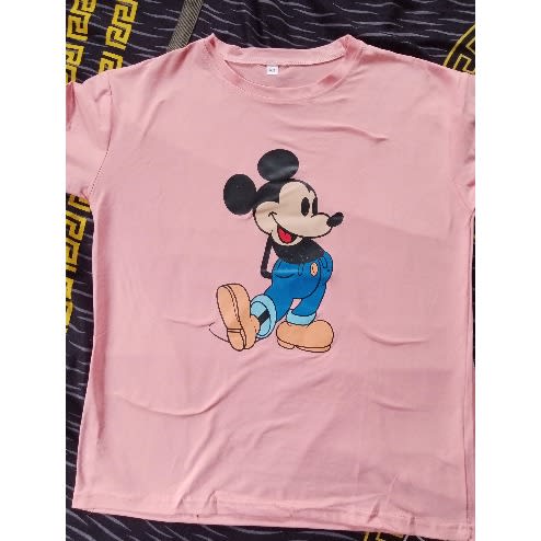 Ladies Round Neck Polo- Pink