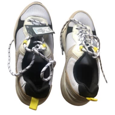 Boys Chunky Trainers White- UK 3