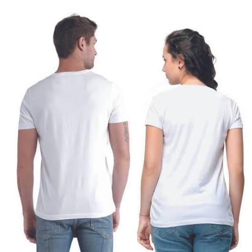 2in1 King And Queen Print Cotton T-shirt (white)