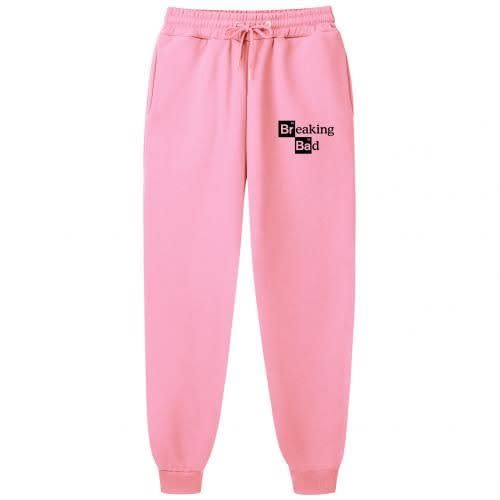 Breaking Bad Printed Joggers - Pink