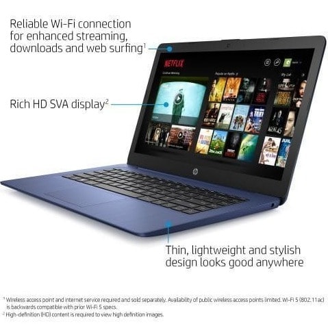 Hp Stream 14" Intel Celeron Dual Core - 4gb Ram - 64gb Ssd - Windows 10