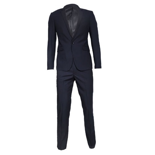 Notch Lapel Premium Suit - Blue - MS-3551