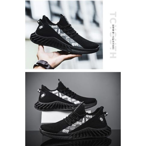 New Men's Sneakers - Casual - Black