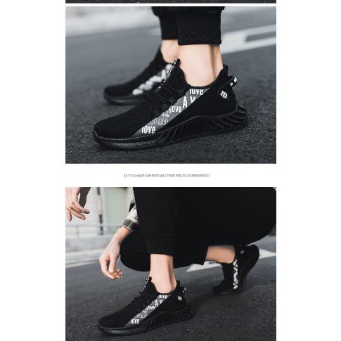 New Men's Sneakers - Casual - Black