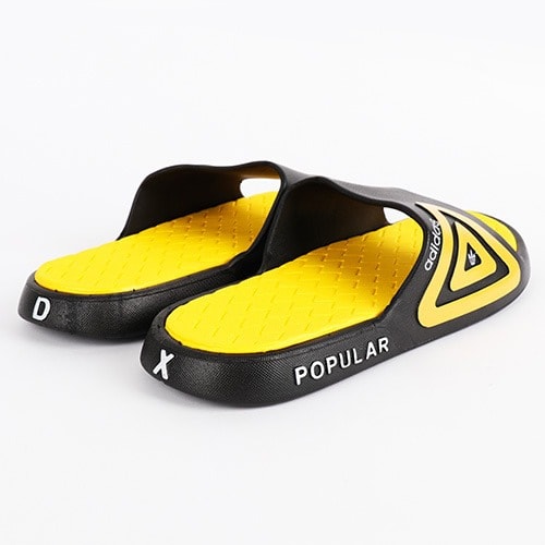 Men's Dx Beach Footbed - Black & Yellow