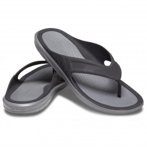 Swiftwater Wave Flip Flop - Black & Grey