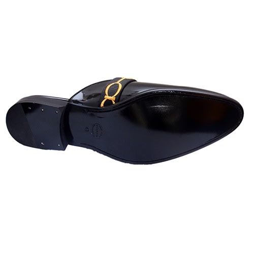 Black Patent Half Shoe