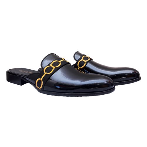 Black Patent Half Shoe