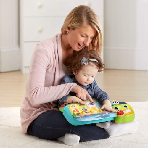 Touch And Teach Sea Turtle Interactive Learning Book - Green
