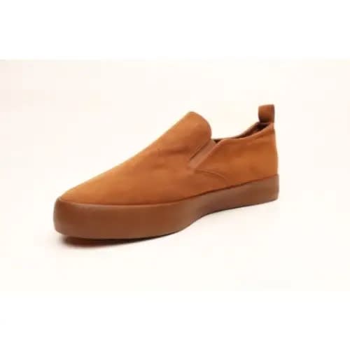Hzb Men's Casual Sneakers- Brown