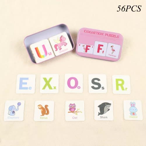Cognition Jigsaw Puzzle Flash Cards - Alphabet