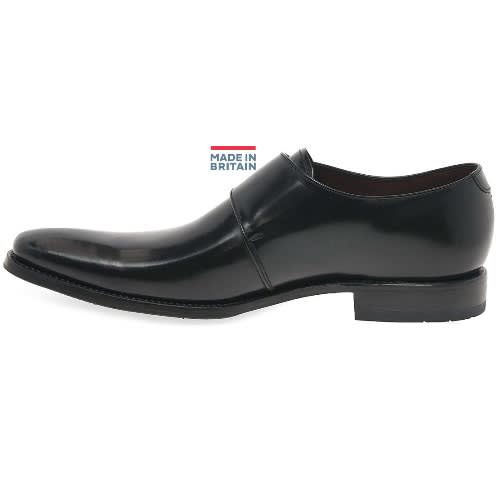 Double Buckle Monk Strap Shoes - Black